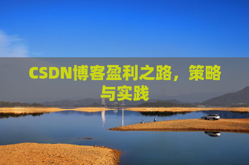 CSDN博客盈利之路,策略与实践 CSDN博客盈利之路,策略与实践
